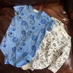 Two Bonnie Mob organic cotton onesie